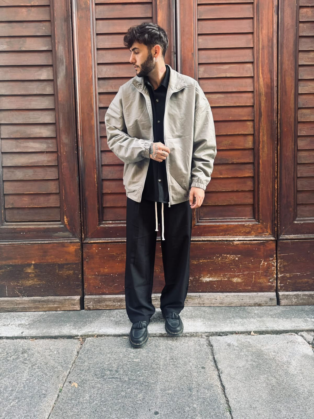 Giacca uomo con zip personalizzabile