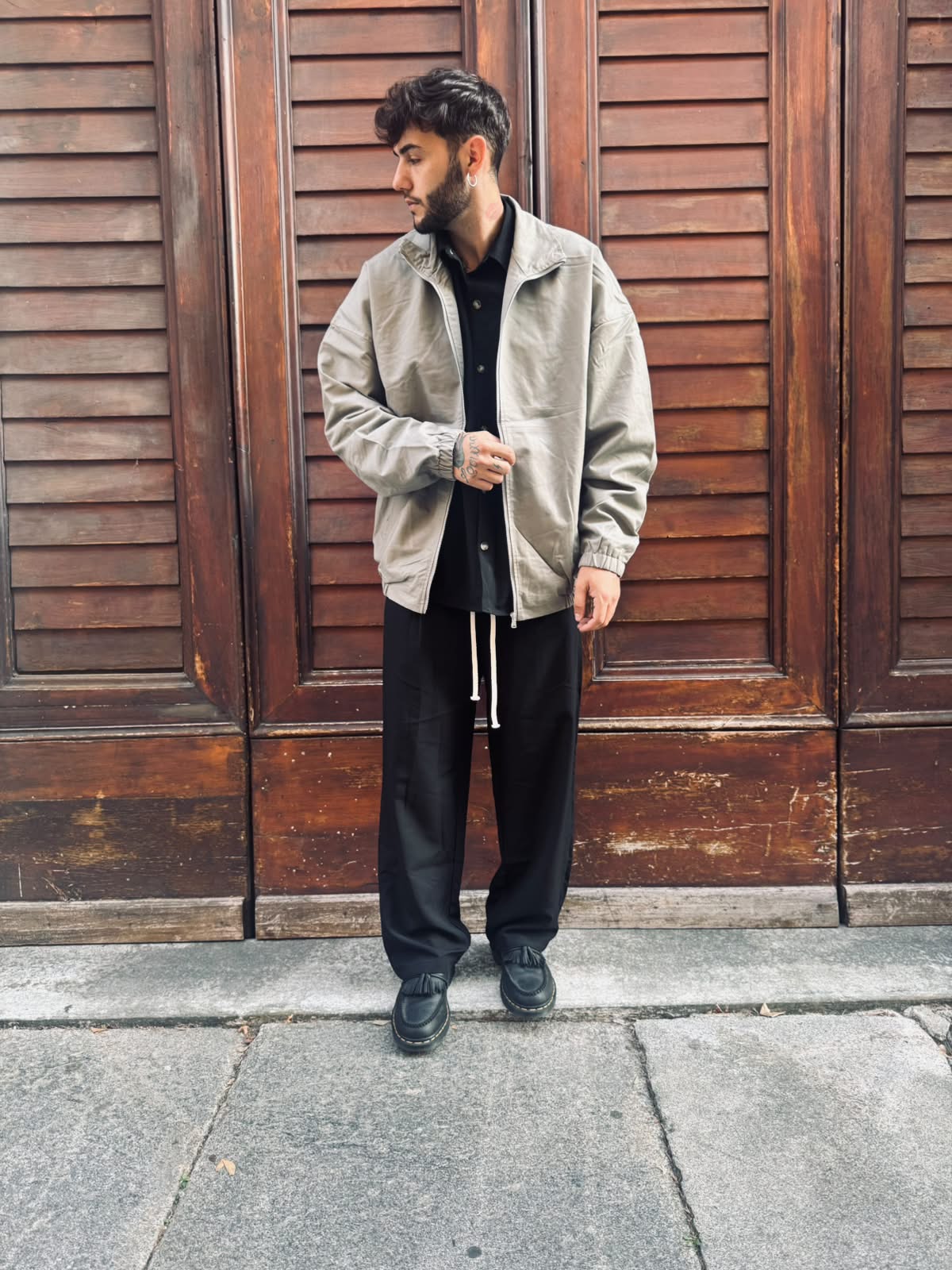 Giacca uomo con zip personalizzabile
